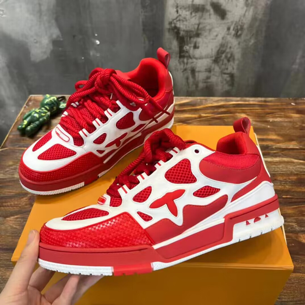 Men's Red/White Shoes 0112